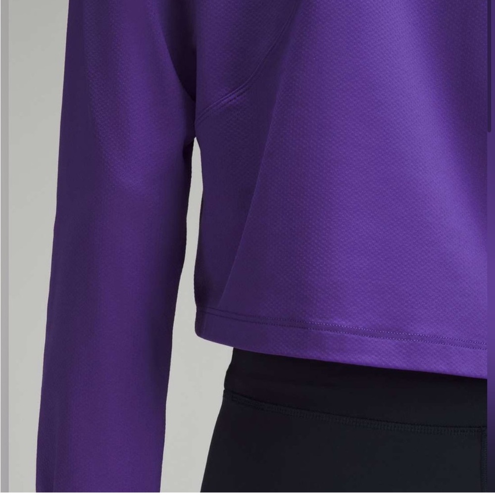RARE NWT Lululemon Abrasion-Resistant Training Long-Sleeve ShirtPetrol Purple - Picture 3 of 7
